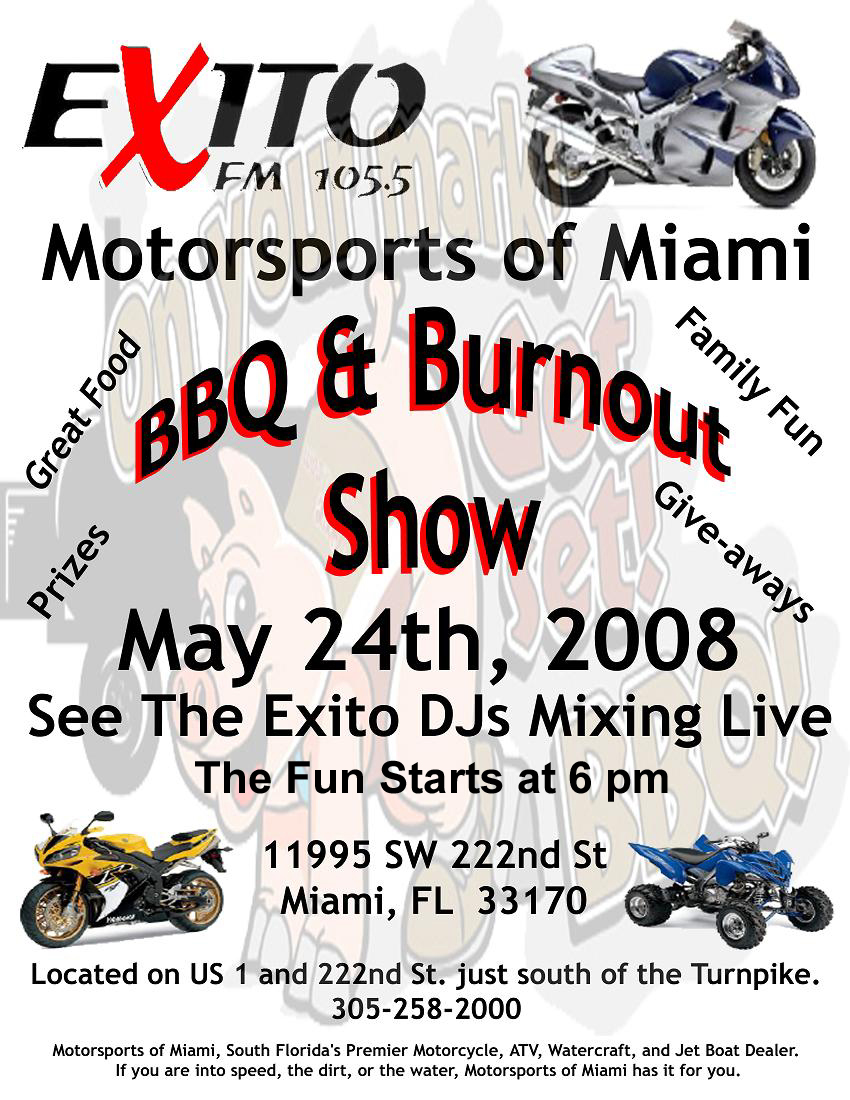 2008-05-24 Motorsports of Miami BBQ Burnout Miami Florida