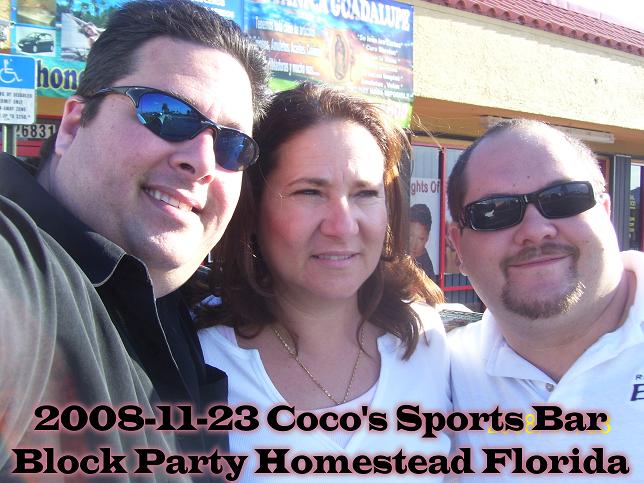 2008-11-23 Coco's Sports Bar Block Party Homestead Florida