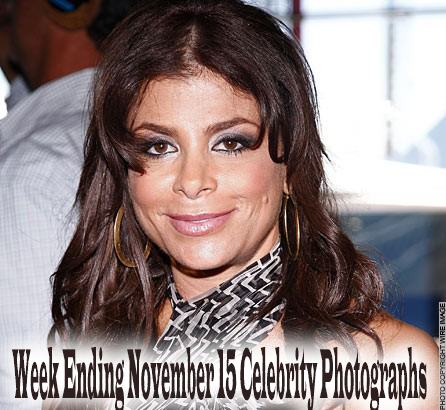 Week Ending November 15 Celebrity Photographs