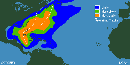 October Hurricane Climatology