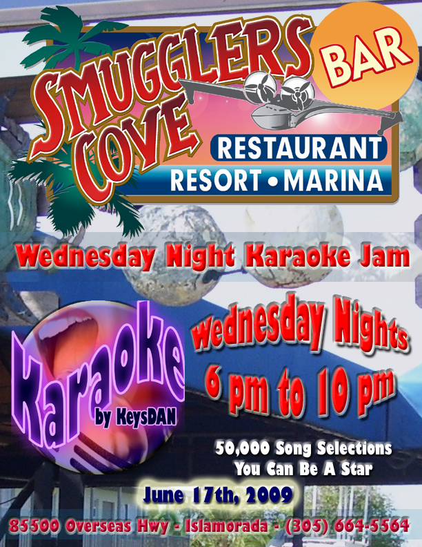 2009-06-10 Smuggler's Cove Karaoke Jam Wednesdays 6pm to 10pm Islamorada Florida Keys