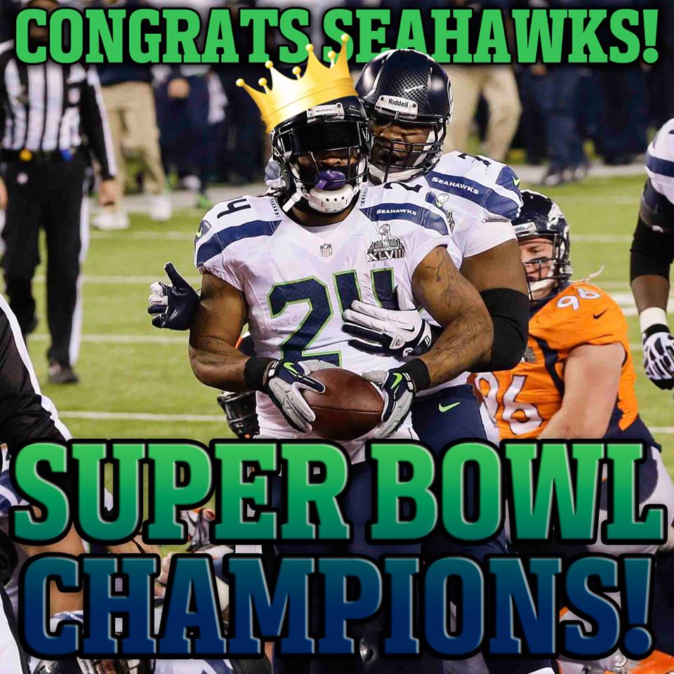 Seattle Seahawks are who they thought they were! #SB48Champs
