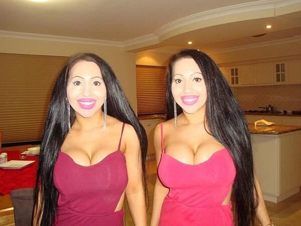 A set of fraternal twins in Australia spent upwards of $200K to look identical