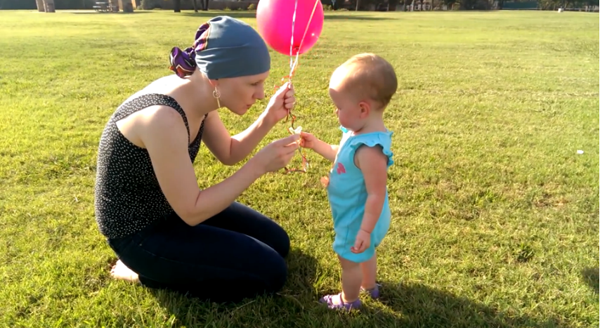 Baby says goodbye to her pacifier!