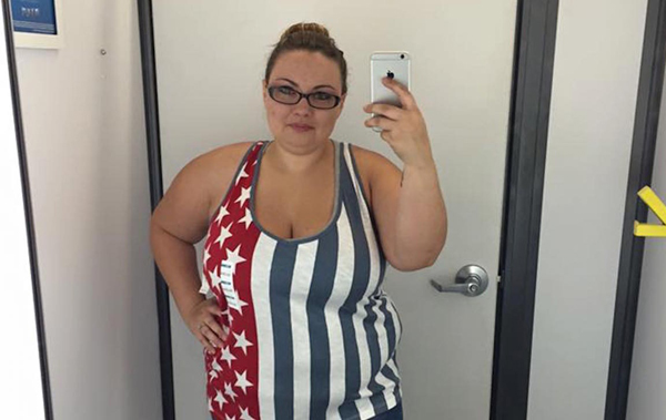 Brave Woman Turns "Fat Shaming" Into Inspiration With Dressing Room Selfie