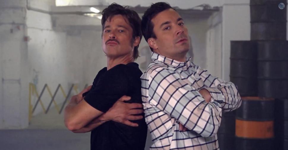 "Breakdance Conversation" with Jimmy Fallon & Brad Pitt