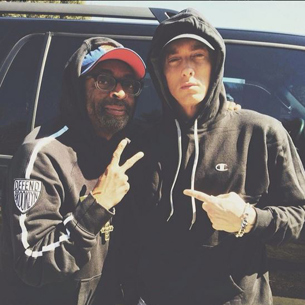 Eminem teases Spike Lee collaboration for 'Headlights' video