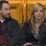 Kiss? Kiss her! No...wait. Check out this funny "kiss cam" video!