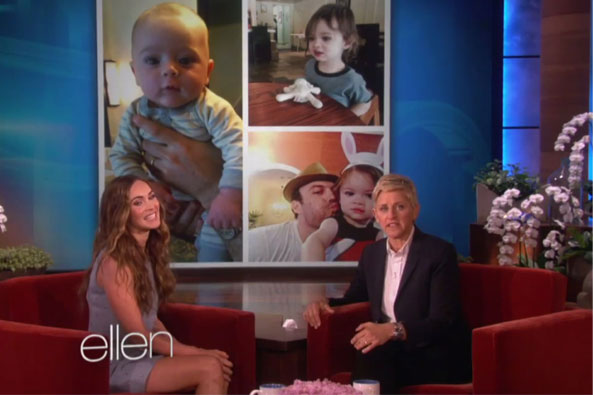 Megan Fox Shows off Photos of Her Sons on 'Ellen'