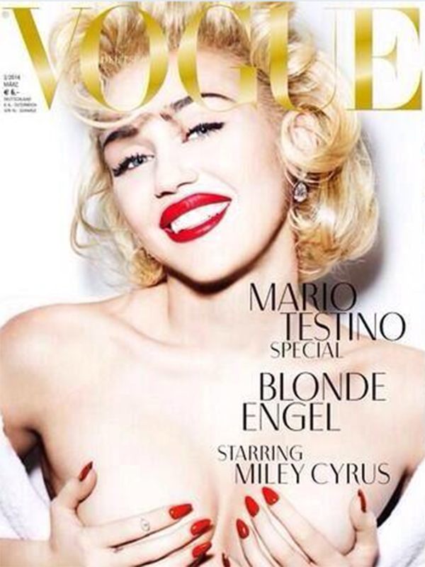 PHOTOS: Miley Cyrus naked for German 'Vogue'