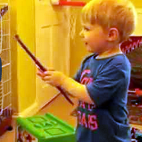 VIRAL RIGHT NOW: Toddler Thinks He is a Wizard
