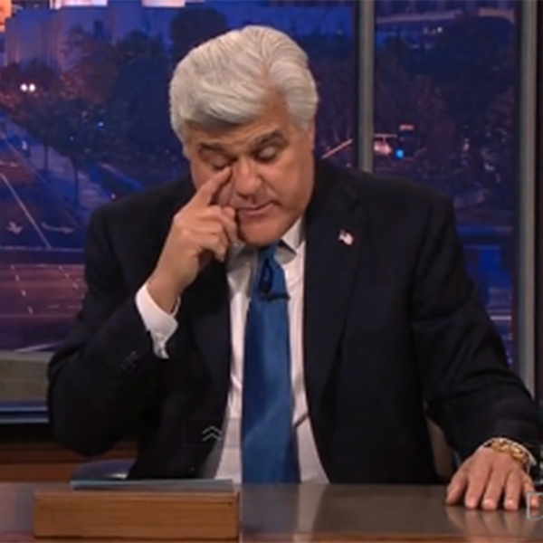 WATCH: Jay Leno's tearful goodbye from the Tonight Show