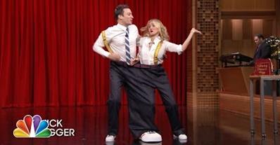 WATCH: Jimmy Fallon and Cameron Diaz Do the 3-Legged Pants Dance
