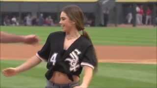 WATCH: McKayla Maroney Cartwheels And Flips Her Way To A First Pitch!