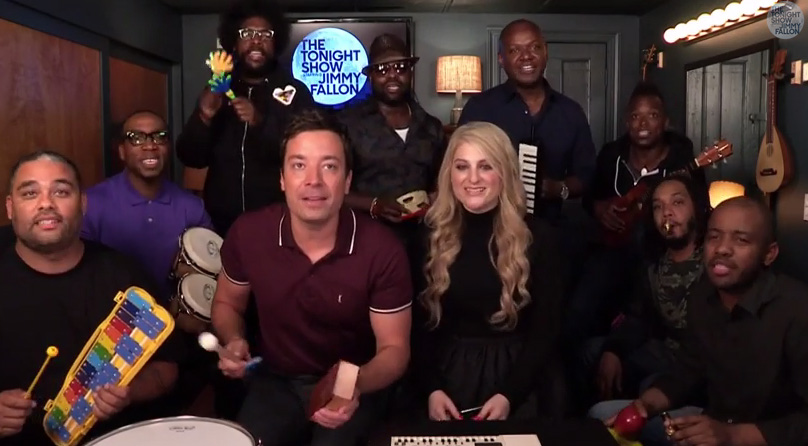 WATCH: Meghan Trainor, Jimmy Fallon & The Roots Perform 'All About That Bass'