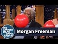 WATCH: Morgan Freeman Sucks On Helium During His Jimmy Fallon Interview!
