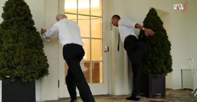 WATCH: Obama and Biden show us their moves