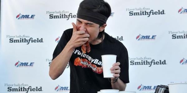 WATCH: World Bacon-Eating Record Has Been Broken
