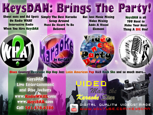 KeysDAN is a Master of Karaoke Jams. Karaoke Jockey KeysDAN can help to make your Karaoke party special with Thousands of Karaoke selections to choose from, KJ KeysDAN can make you feel like the singing sensation that always knew that you could be. Karaoke can make your event that much better by making all of your guests feel like Winter Formal Dances! 