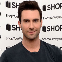 Adam Levine Dyes Hair Platinum Blonde