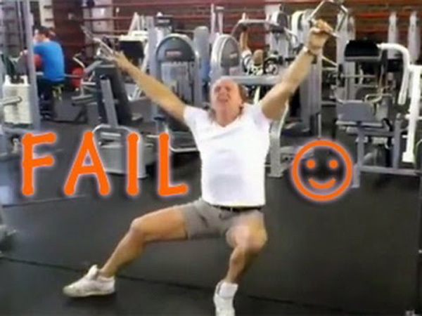 EPIC fail at the gym!