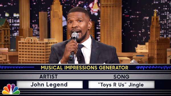 Jamie Foxx Impersonating John Legend is everything!