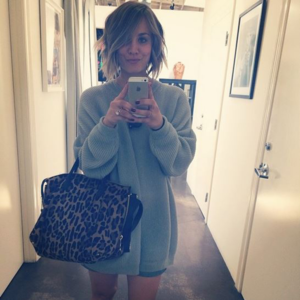 PHOTOS: Kaley Cuoco chops her locks