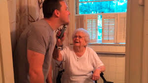 WATCH: Grandson Shaves His Beard for Grandma's 100th Birthday