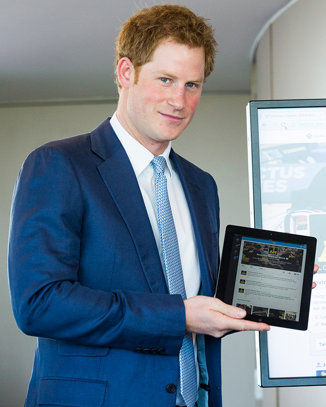 WATCH: Prince Harry sends first tweet