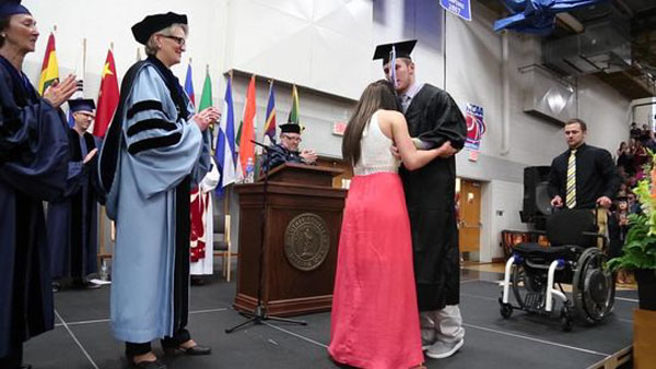 Chris Norton Walks the Graduation Stage!